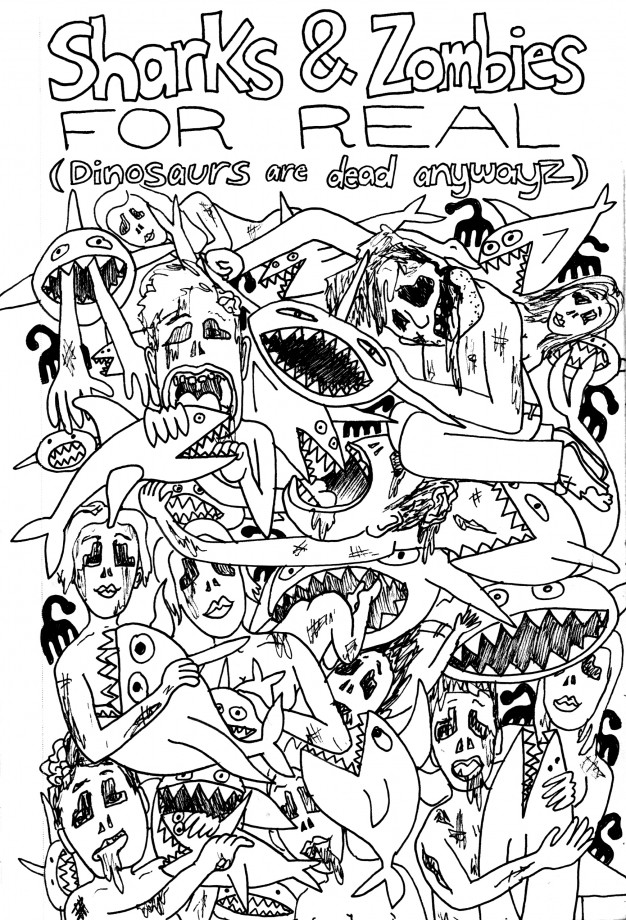 #251- sharks and zombies