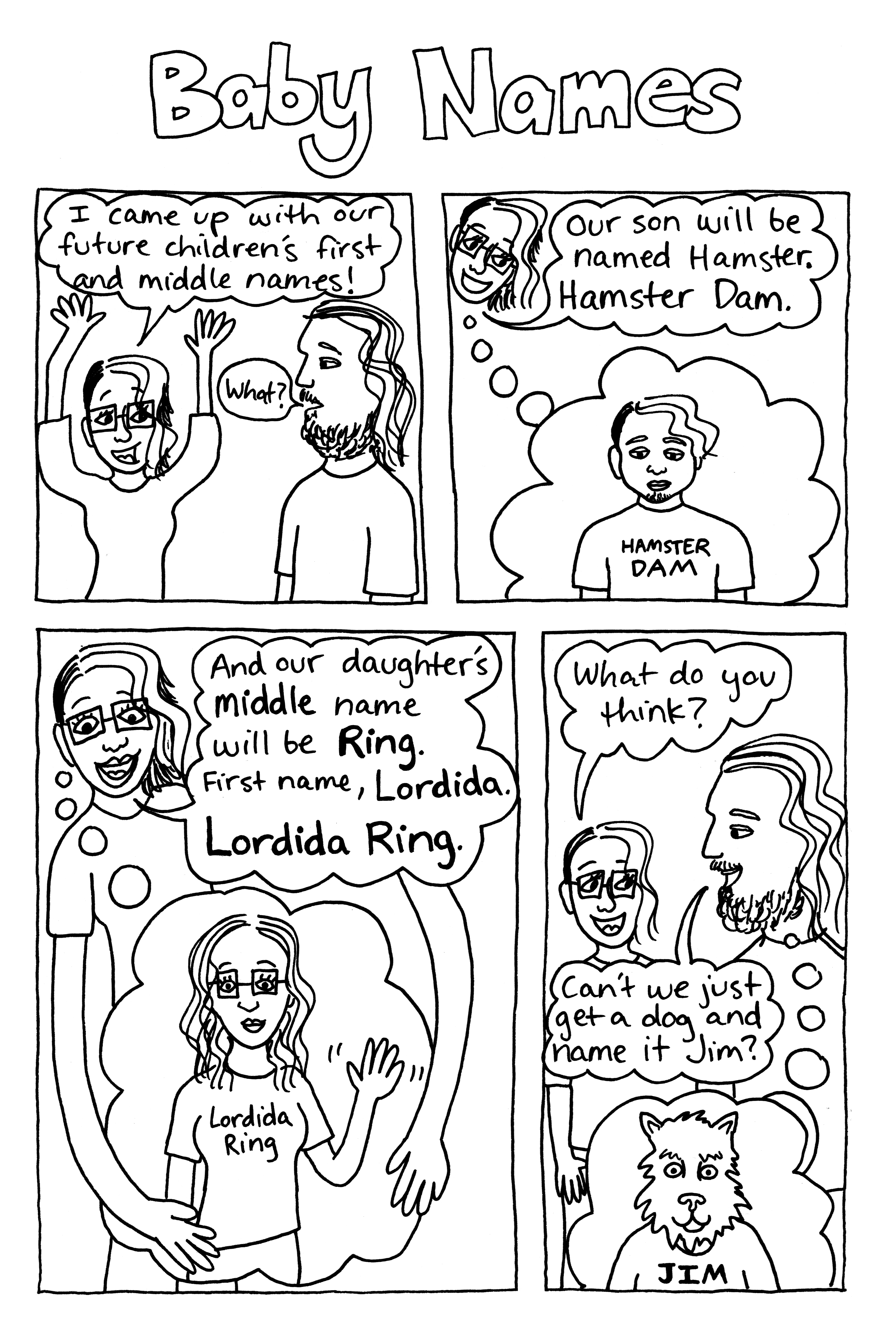  319 Baby Names LADYBEAVER