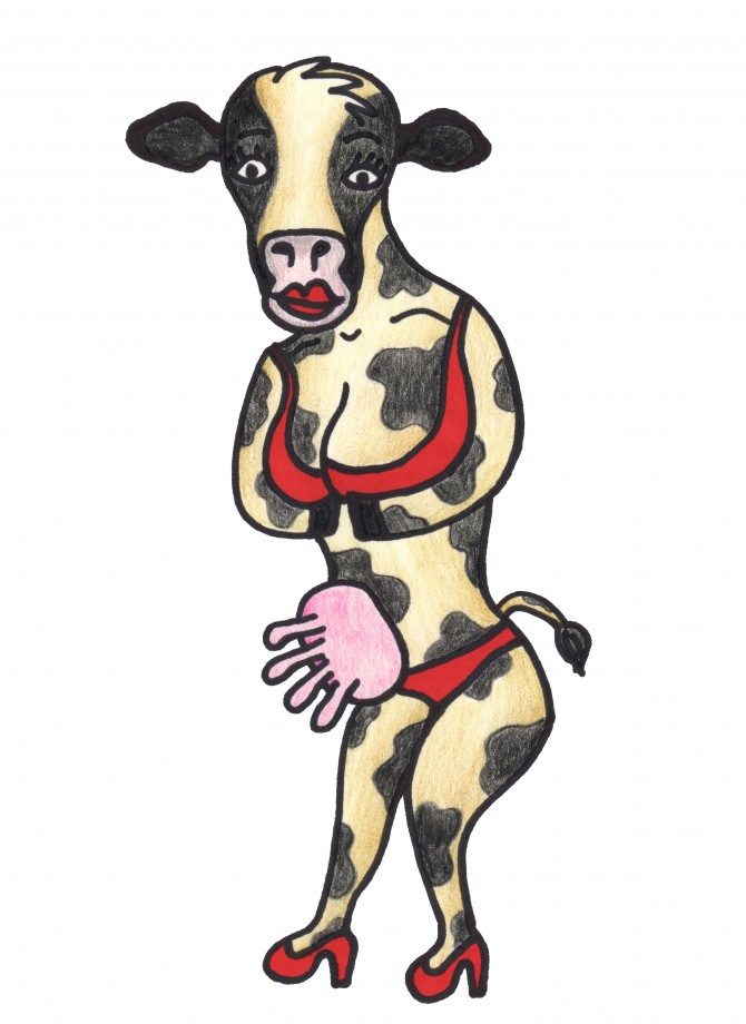 cow bathing suit